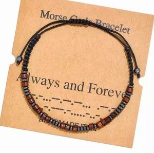 Morse Code bracelet-Multiple styles